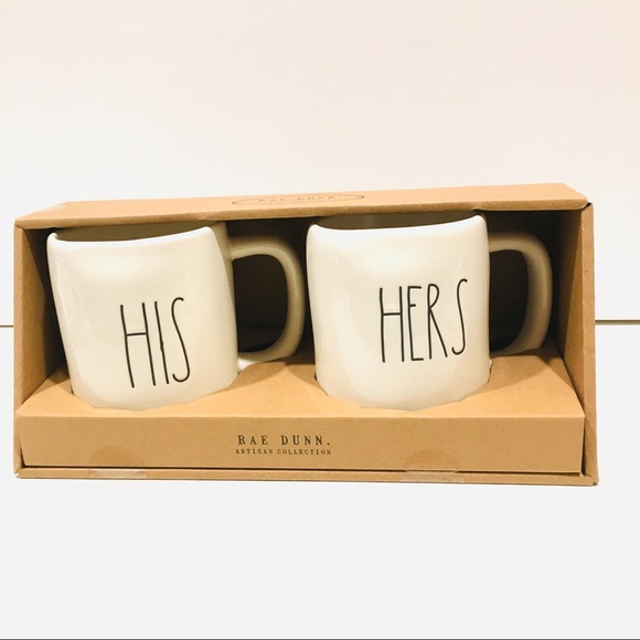Rae Dunn Other - Rae Dunn Mug Set his and hers pair new